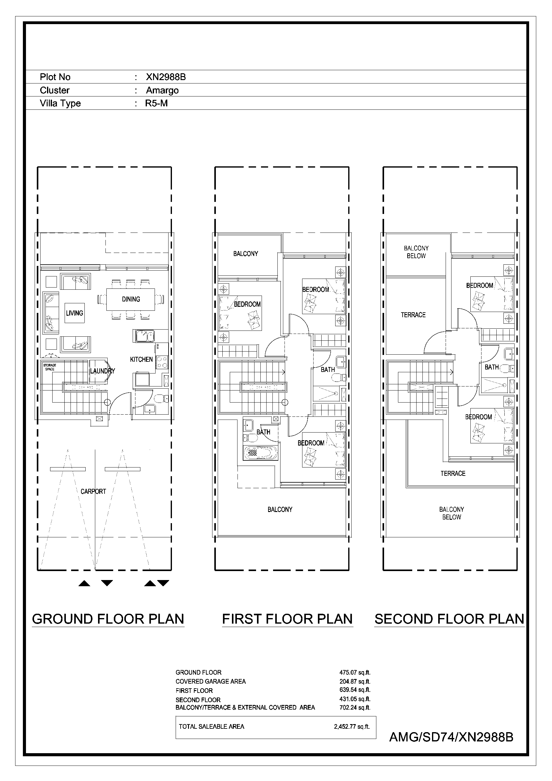 Floor Plans Akoya Oxygen Dubai Real Estate