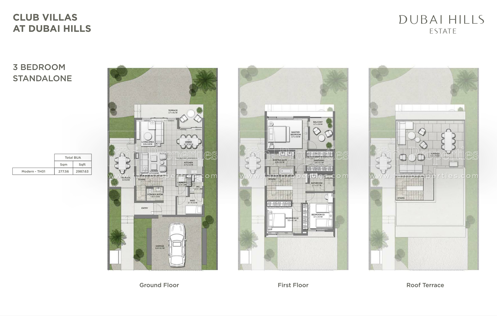 Floor Plans Club Villas Dubai Hills Estate By Emaar