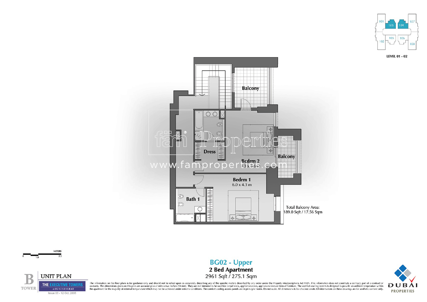 Floor Plans Executive Towers Business Bay By Dubai Properties