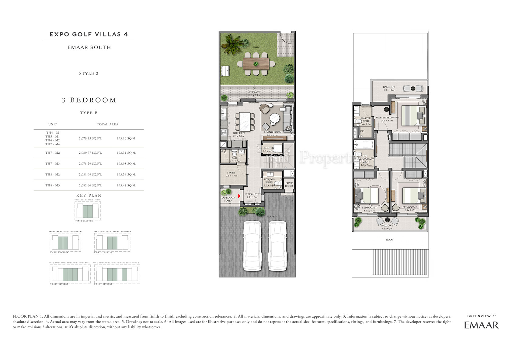 Floor Plans - Expo Golf Emaar South by Emaar