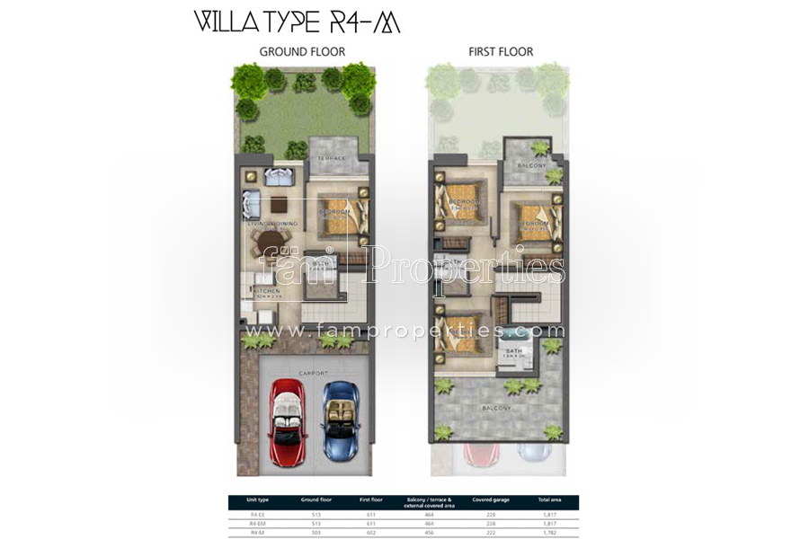 Floor Plans - Akoya Oxygen - Dubai Real Estate