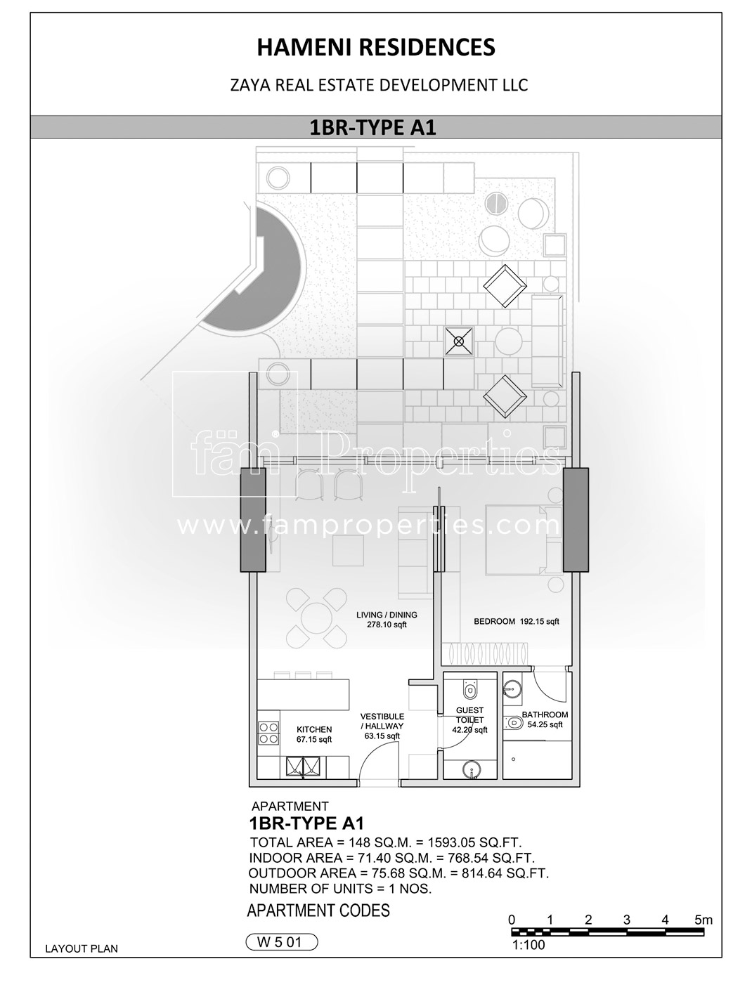 Floor Plans - Hameni Jumeirah Village Circle (JVC) by Zaya