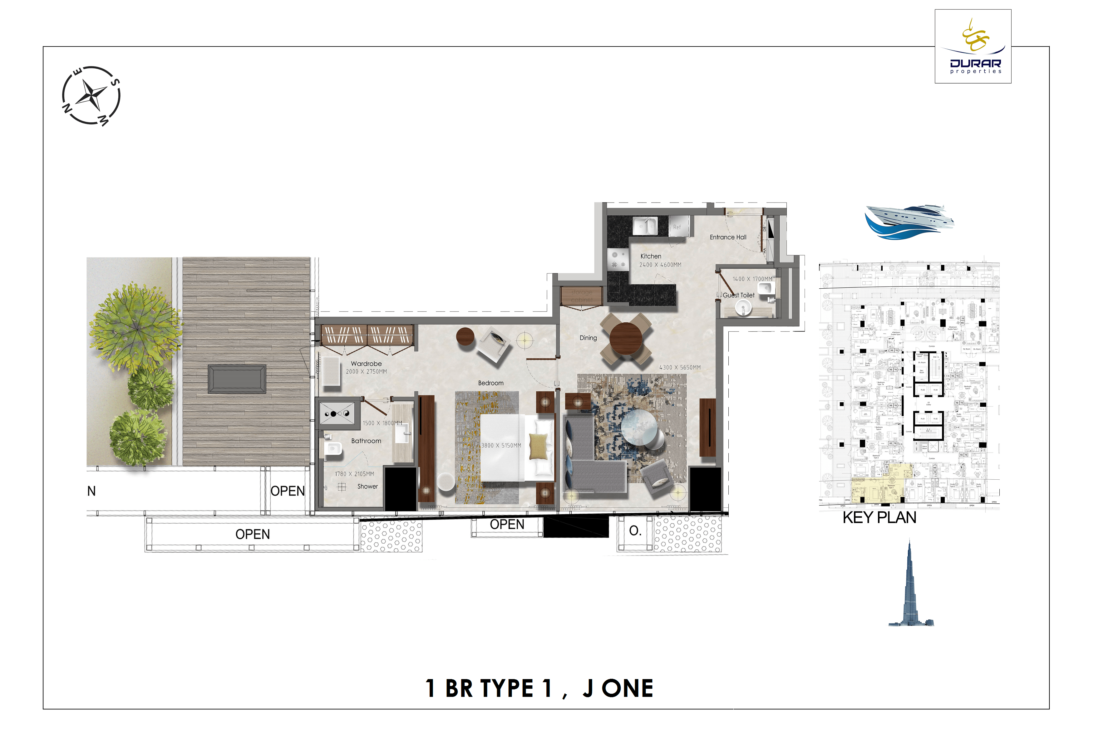 Floor Plans J One Business Bay By Rkm Real Estate Llc
