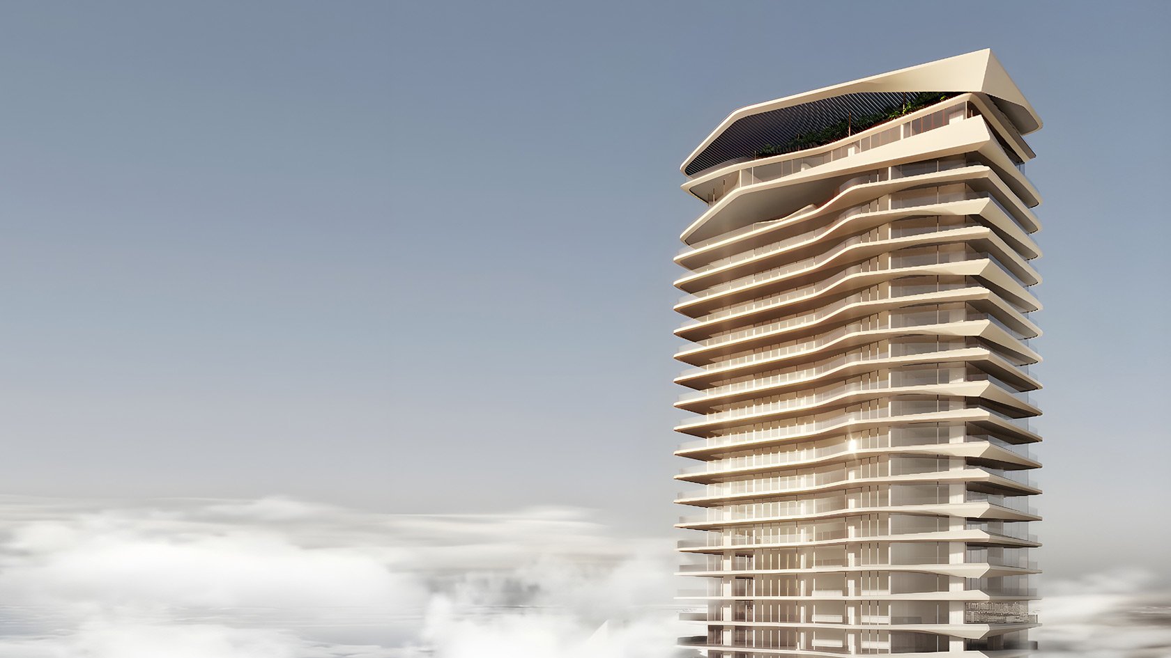 Iconic Tower by Mered in Dubai Internet City.