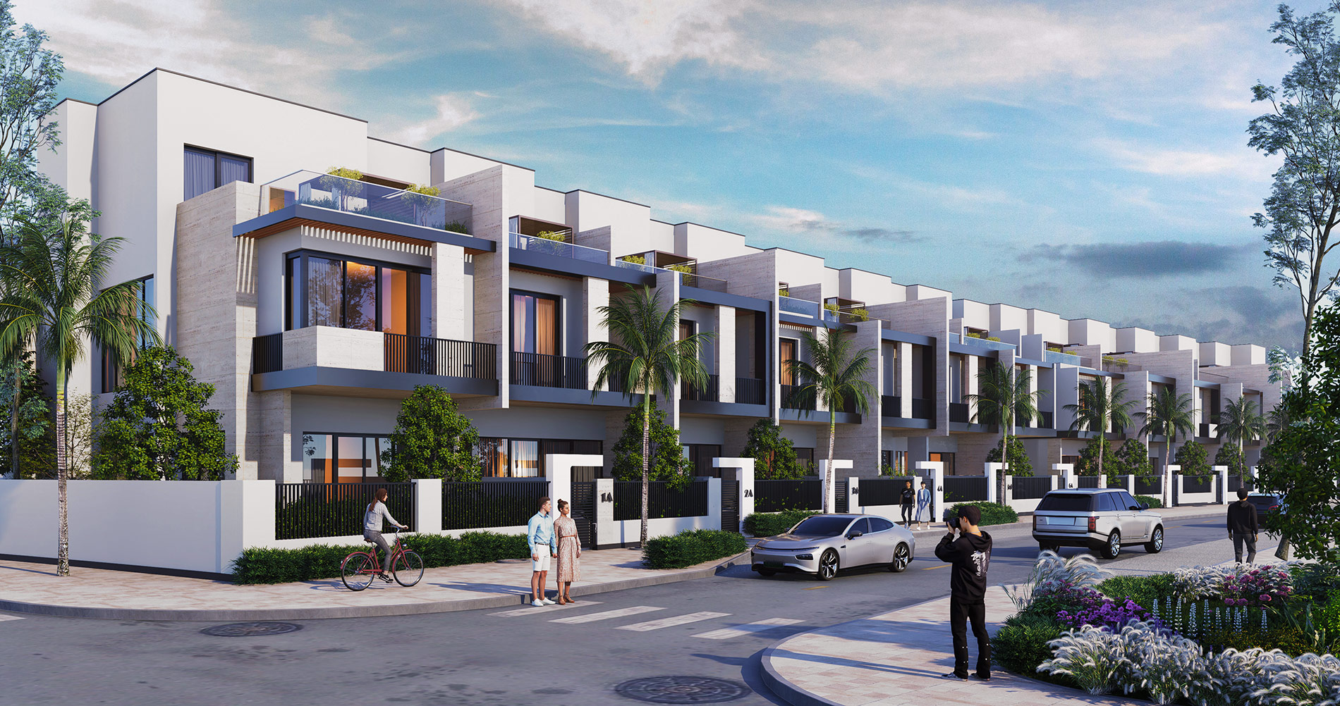 4BR Townhouses at Le Parc Homes II in JVC, Dubai.