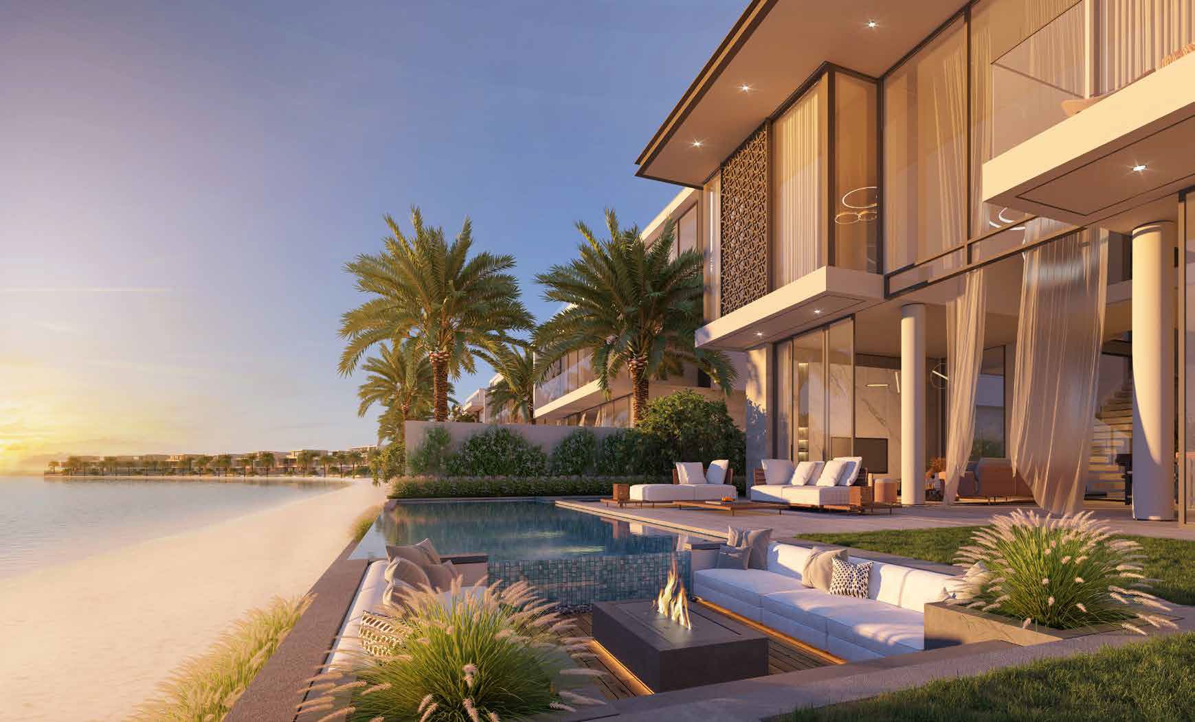 The Beach Collection Villas on Palm Jebel Ali.
