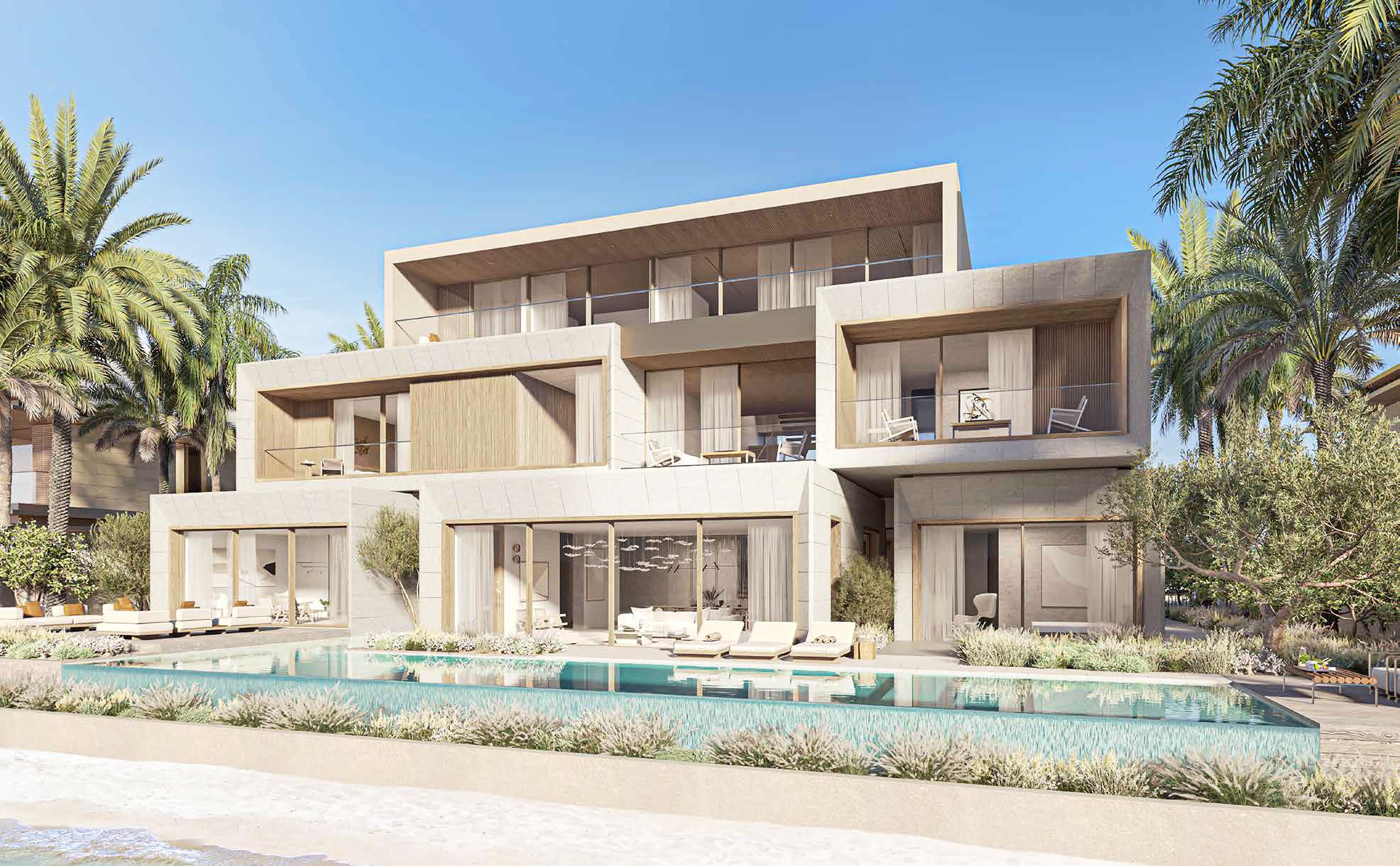 The Coral Collection 7-Bedroom Villas in Palm Jebel Ali.