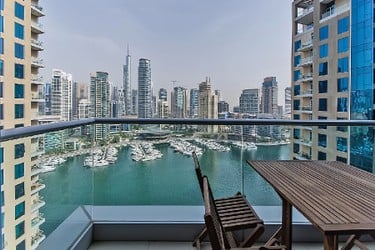 Attessa Tower location map in Dubai Marina