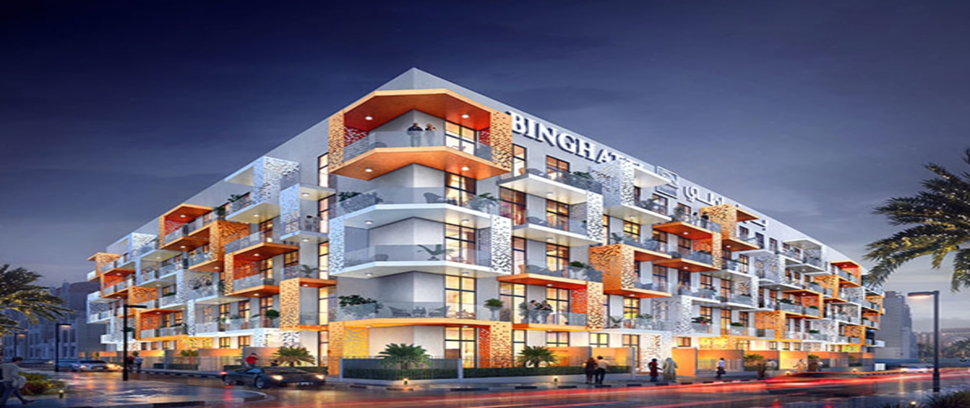 Binghatti Mirage Apartments - Jumeirah Village Circle Dubai.