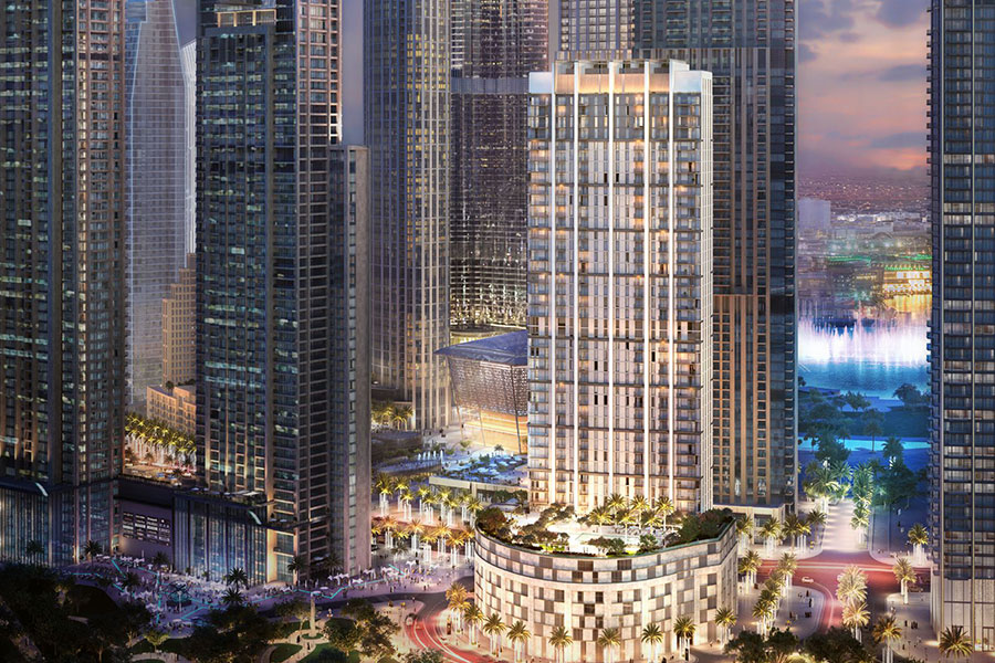 Burj Crown Apartments at Downtown Dubai.