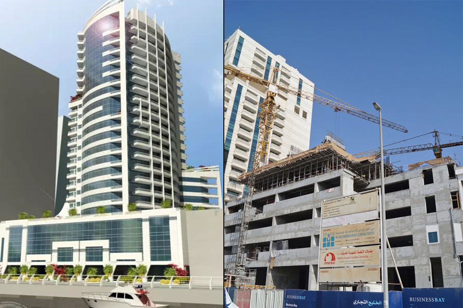 Dolphin Tower Apartments - Business Bay Dubai.