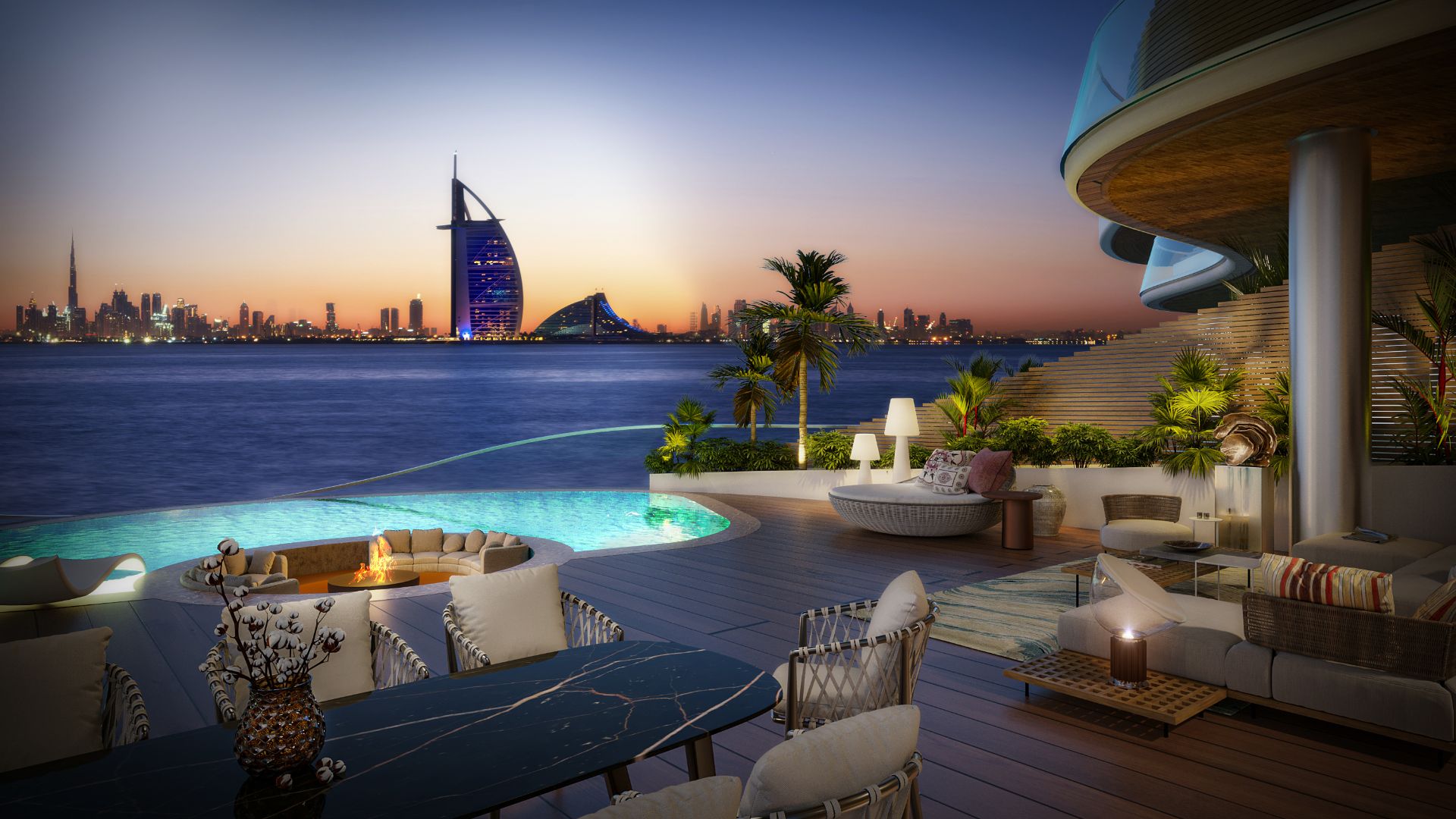 One Crescent in Palm Jumeirah.
