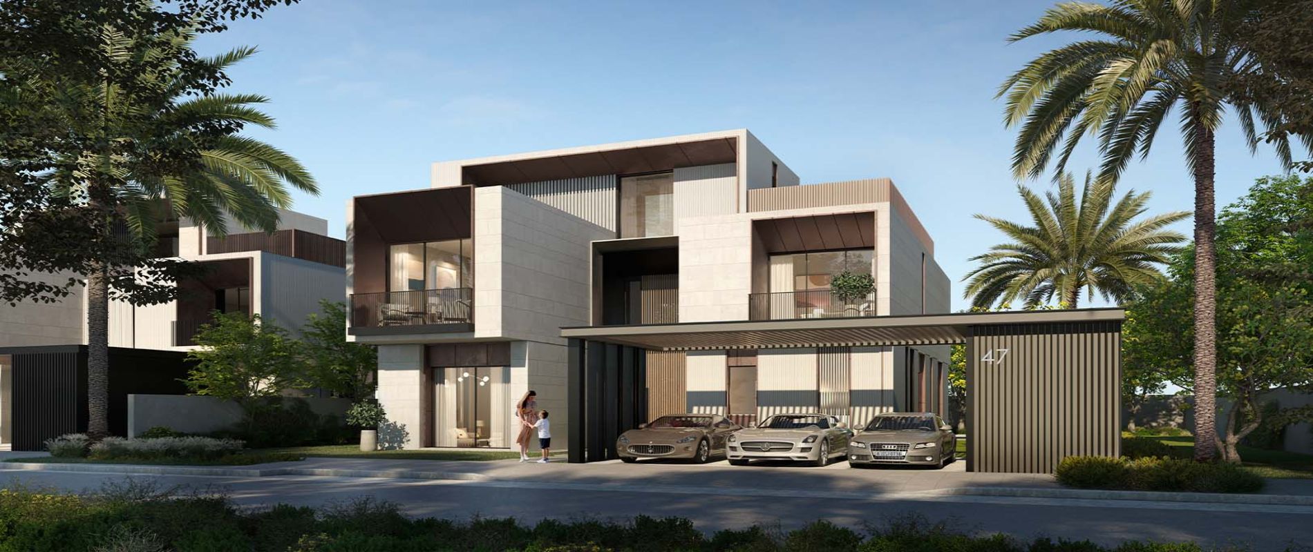 Palm Hills villas designed by Elie Saab - Dubai Hills Estate.