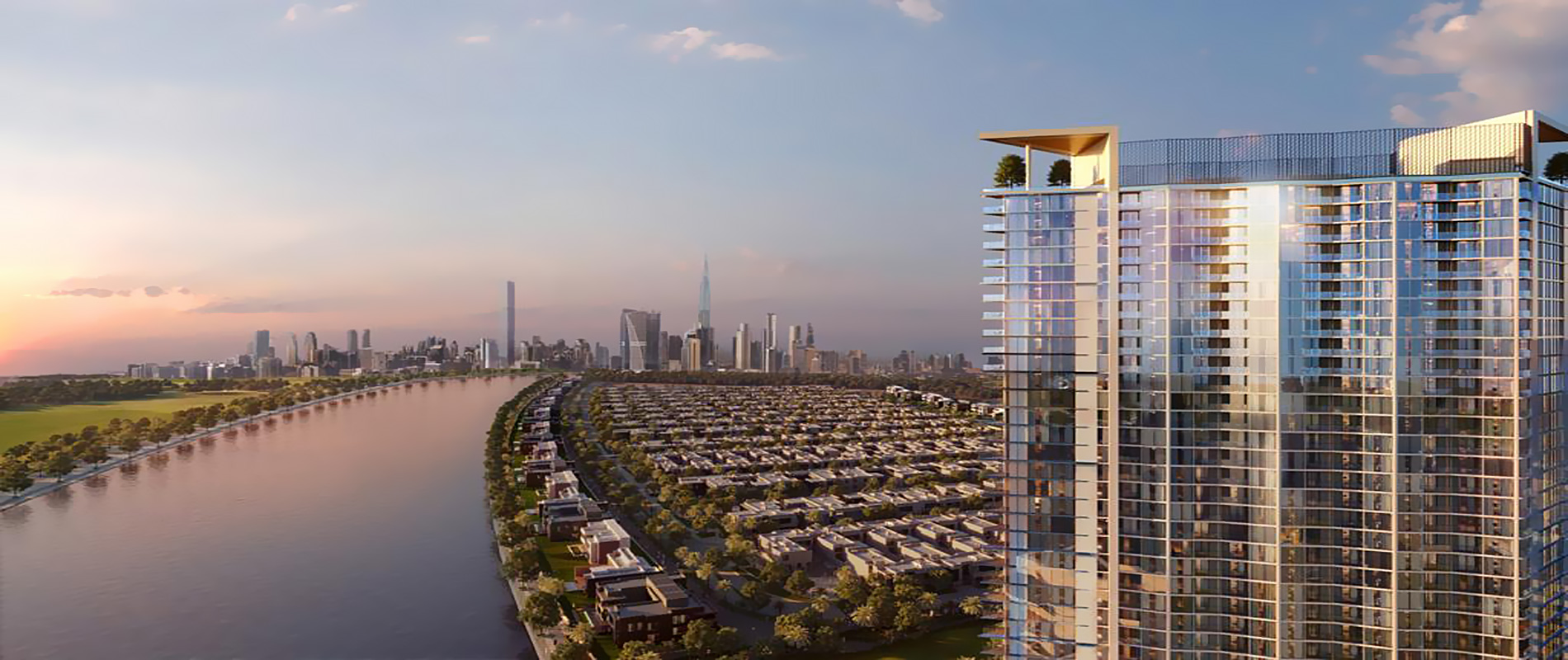 Waves Hartland Waterfront Apartments by Sobha - MBR City Dubai.