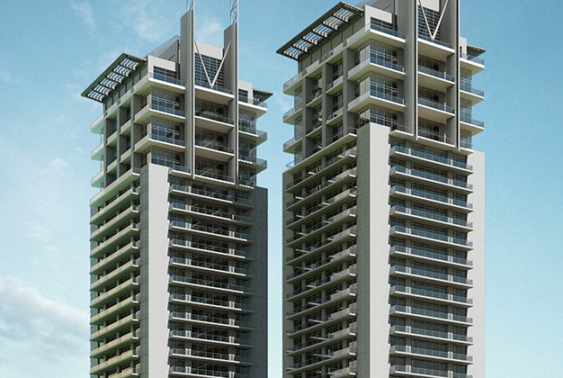 Two Towers Apartments - Barsha Heights Dubai.