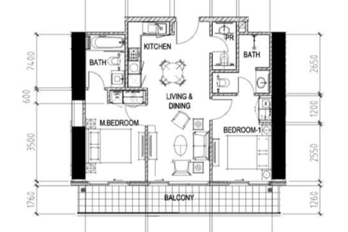 Price 1,725,000 AED 2 Bedroom Apartment for Sale in Aykon City Tower