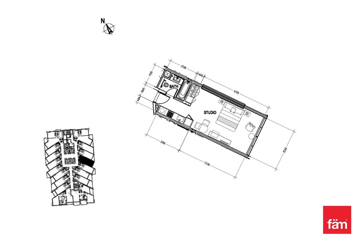 Canal View | High Floor | No Balcony | Tower B-16