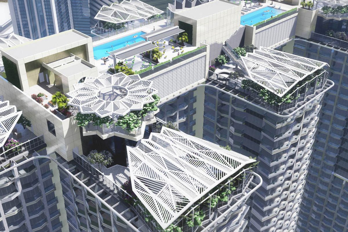 High floor | Golf course view | furnished-9
