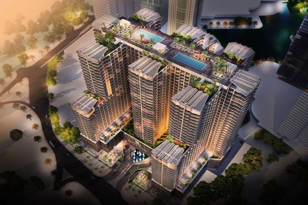 High floor | Golf course view | furnished-5