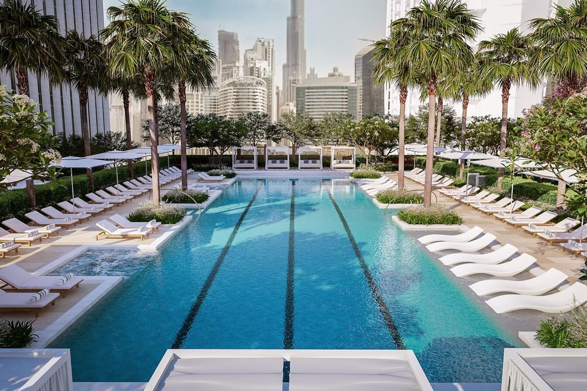Luxury Waterfront Studio with Dubai Skyline Views-7