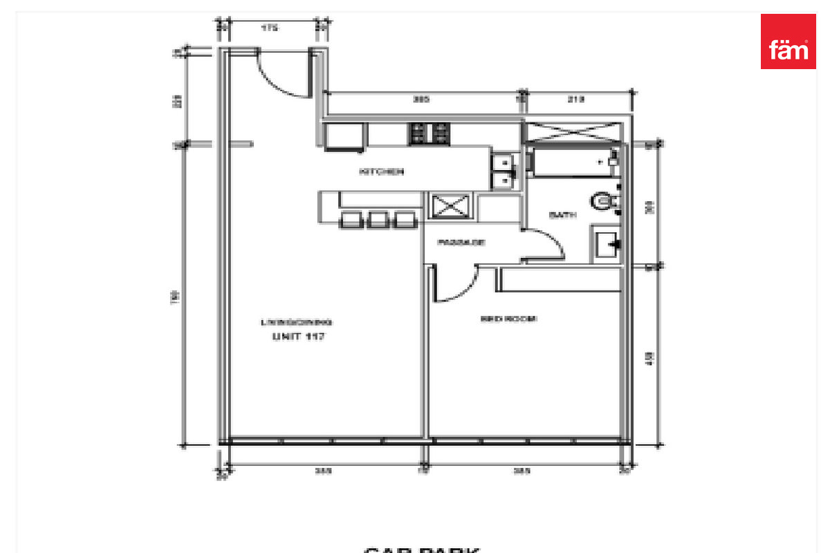 High floor 1br community view rented-12